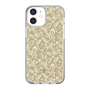 Slim Protection Case［ Ungrid - FlowerPrint - Beige ］