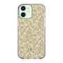 Slim Protection Case［ Ungrid - FlowerPrint - Beige ］