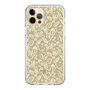 Slim Protection Case［ Ungrid - FlowerPrint - Beige ］