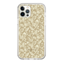Slim Protection Case［ Ungrid - FlowerPrint - Beige ］