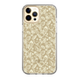 Slim Protection Case［ Ungrid - FlowerPrint - Beige ］