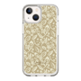 Slim Protection Case［ Ungrid - FlowerPrint - Beige ］