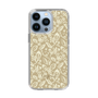 Slim Protection Case［ Ungrid - FlowerPrint - Beige ］