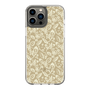 Slim Protection Case［ Ungrid - FlowerPrint - Beige ］