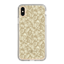 Slim Protection Case［ Ungrid - FlowerPrint - Beige ］