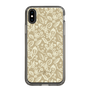 Slim Protection Case［ Ungrid - FlowerPrint - Beige ］