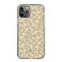 Slim Protection Case［ Ungrid - FlowerPrint - Beige ］