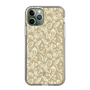 Slim Protection Case［ Ungrid - FlowerPrint - Beige ］