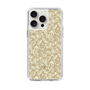 Slim Protection Case［ Ungrid - FlowerPrint - Beige ］