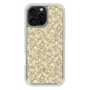 Slim Protection Case［ Ungrid - FlowerPrint - Beige ］