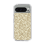 Slim Protection Case［ Ungrid - FlowerPrint - Beige ］