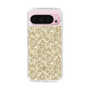 Slim Protection Case［ Ungrid - FlowerPrint - Beige ］