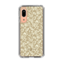 Slim Protection Case［ Ungrid - FlowerPrint - Beige ］