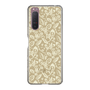 Slim Protection Case［ Ungrid - FlowerPrint - Beige ］