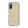 Slim Protection Case［ Ungrid - FlowerPrint - Beige ］