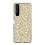 Slim Protection Case［ Ungrid - FlowerPrint - Beige ］