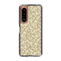 Slim Protection Case［ Ungrid - FlowerPrint - Beige ］