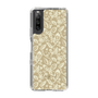 Slim Protection Case［ Ungrid - FlowerPrint - Beige ］