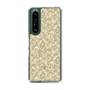 Slim Protection Case［ Ungrid - FlowerPrint - Beige ］