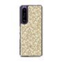 Slim Protection Case［ Ungrid - FlowerPrint - Beige ］