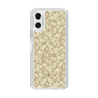 Slim Protection Case［ Ungrid - FlowerPrint - Beige ］