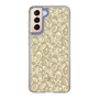 Slim Protection Case［ Ungrid - FlowerPrint - Beige ］