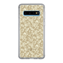 Slim Protection Case［ Ungrid - FlowerPrint - Beige ］