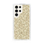 Slim Protection Case［ Ungrid - FlowerPrint - Beige ］