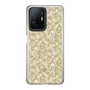 Slim Protection Case［ Ungrid - FlowerPrint - Beige ］