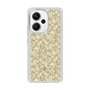 Slim Protection Case［ Ungrid - FlowerPrint - Beige ］