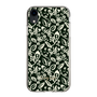 Slim Protection Case［ Ungrid - FlowerPrint - Black ］