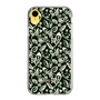 Slim Protection Case［ Ungrid - FlowerPrint - Black ］