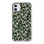 Slim Protection Case［ Ungrid - FlowerPrint - Black ］