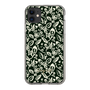 Slim Protection Case［ Ungrid - FlowerPrint - Black ］