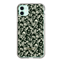 Slim Protection Case［ Ungrid - FlowerPrint - Black ］