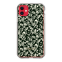 Slim Protection Case［ Ungrid - FlowerPrint - Black ］