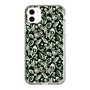 Slim Protection Case［ Ungrid - FlowerPrint - Black ］