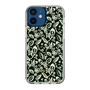 Slim Protection Case［ Ungrid - FlowerPrint - Black ］