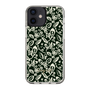 Slim Protection Case［ Ungrid - FlowerPrint - Black ］