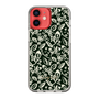 Slim Protection Case［ Ungrid - FlowerPrint - Black ］