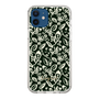 Slim Protection Case［ Ungrid - FlowerPrint - Black ］