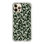 Slim Protection Case［ Ungrid - FlowerPrint - Black ］