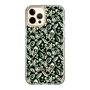 Slim Protection Case［ Ungrid - FlowerPrint - Black ］
