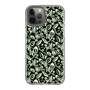 Slim Protection Case［ Ungrid - FlowerPrint - Black ］