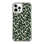 Slim Protection Case［ Ungrid - FlowerPrint - Black ］