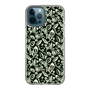 Slim Protection Case［ Ungrid - FlowerPrint - Black ］