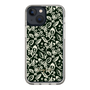 Slim Protection Case［ Ungrid - FlowerPrint - Black ］