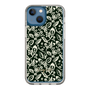Slim Protection Case［ Ungrid - FlowerPrint - Black ］