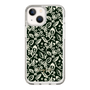 Slim Protection Case［ Ungrid - FlowerPrint - Black ］