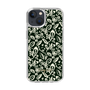 Slim Protection Case［ Ungrid - FlowerPrint - Black ］